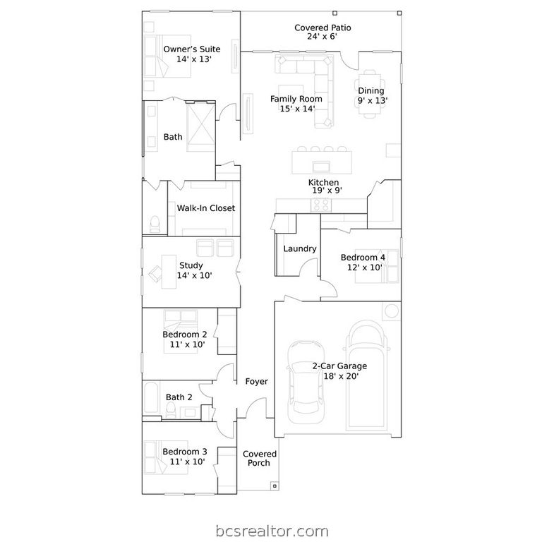 1105 Amory Drive, College Station, TX 77845 — photo 2