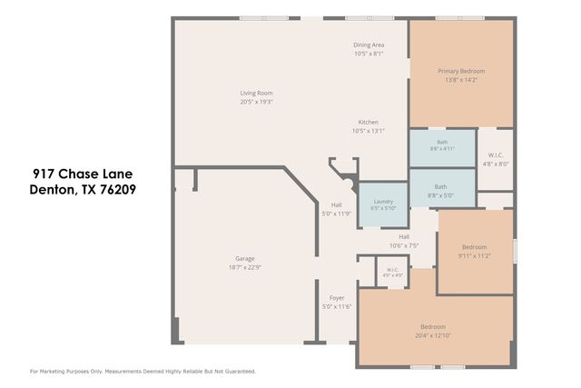 917 Chase Lane, Denton, TX 76209