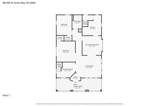 802 9TH STREET, Green Bay, WI 54304