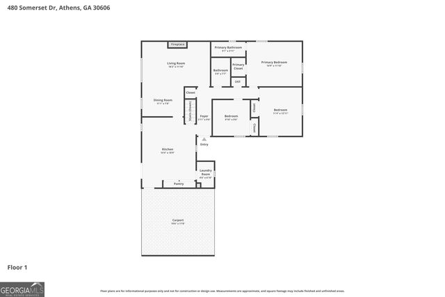 480 Somerset Drive, Athens, GA 30606