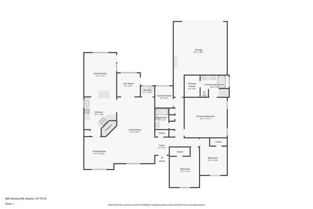 600 N Chattey Road, Desoto, TX 75115