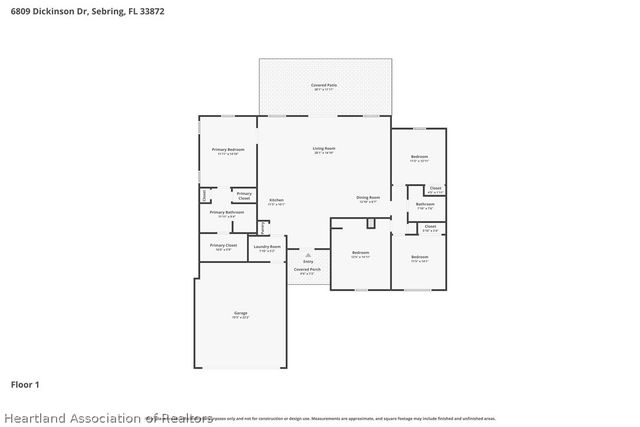 6809 Dickinson Drive, Sebring, FL 33872