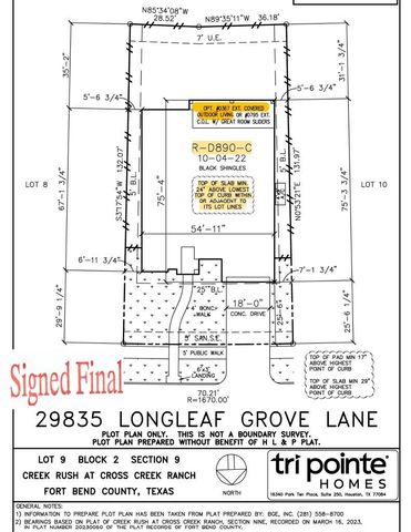 29835 Longleaf Grove Lane, Fulshear, TX 77441