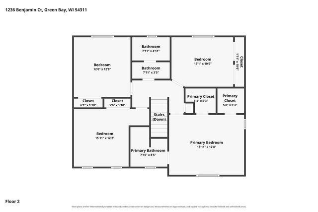 1236 BENJAMIN COURT, Green Bay, WI 54311