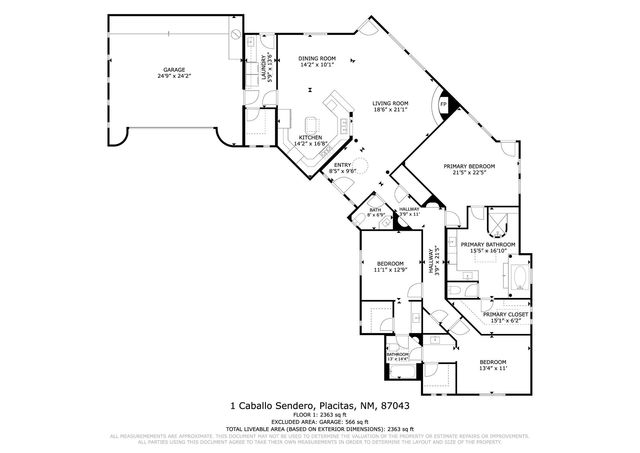 1 Caballo Sendero, Placitas, NM 87043