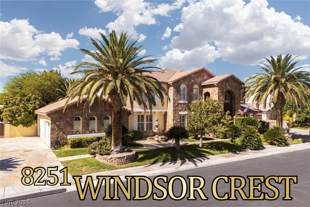 8251 Windsor Crest Court, Las Vegas, NV 89123 — exterior