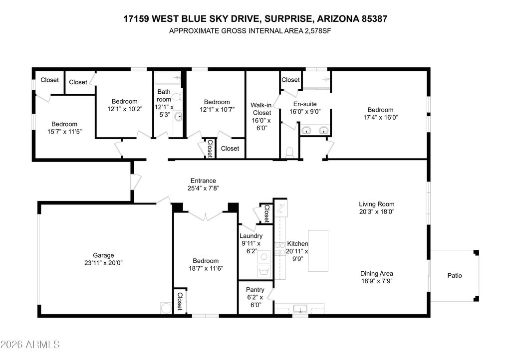 17159 W BLUE SKY Drive, Surprise, AZ 85387 — photo 4