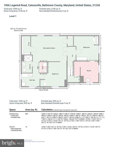1906 LOGWIND RD, Catonsville, MD 21228