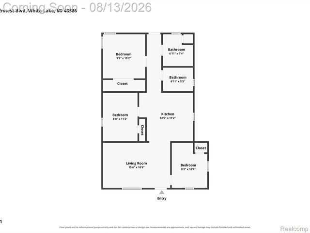 1039 Ennest Boulevard, White Lake Charter Township, MI 48386