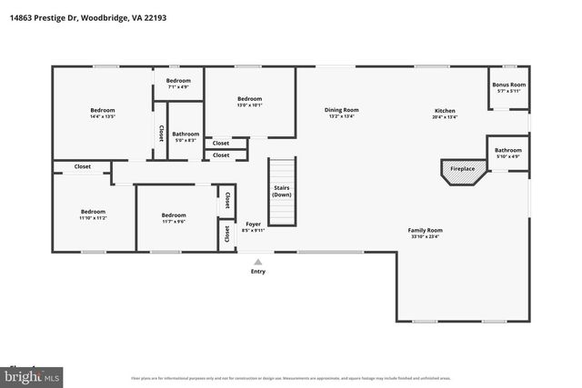 14863 PRESTIGE DR, Woodbridge, VA 22193