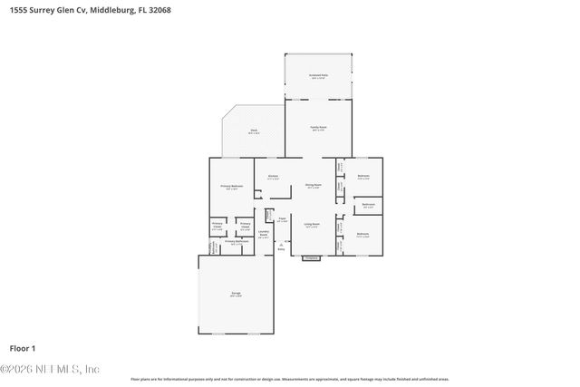 1555 SURREY GLEN Cove, Middleburg, FL 32068