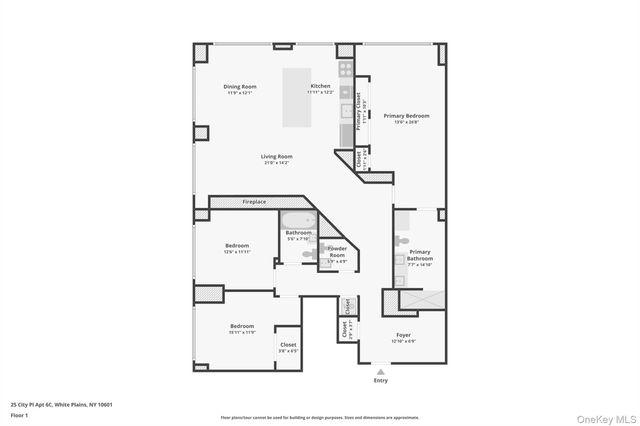 25 City Place 6C, White Plains, NY 10601