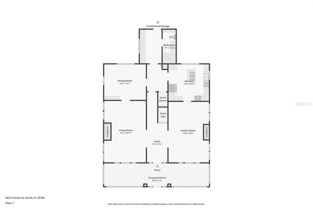 422 S CENTER STREET, Eustis, FL 32726