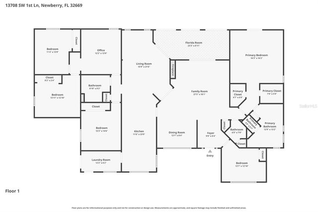 13708 SW 1ST LANE, Newberry, FL 32669