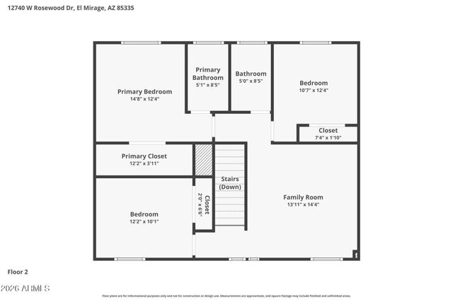 12740 W ROSEWOOD Drive, El Mirage, AZ 85335