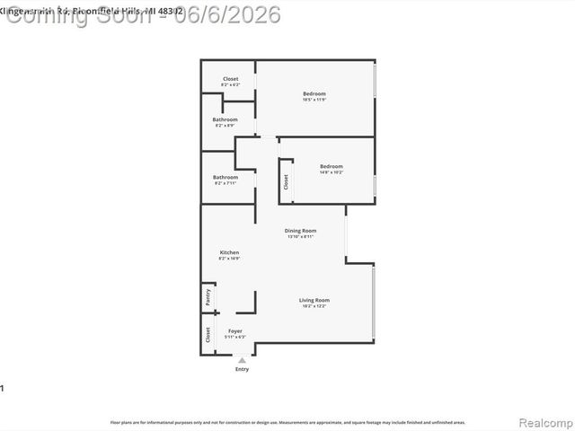 1975 Klingensmith Road 26, Bloomfield Hills, MI 48302