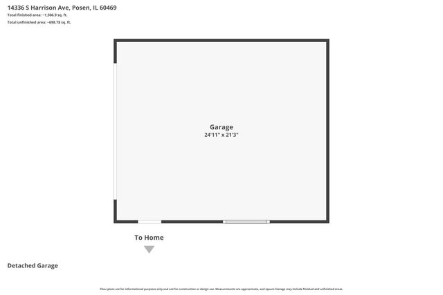 14336 S Harrison Avenue, Posen, IL 60469