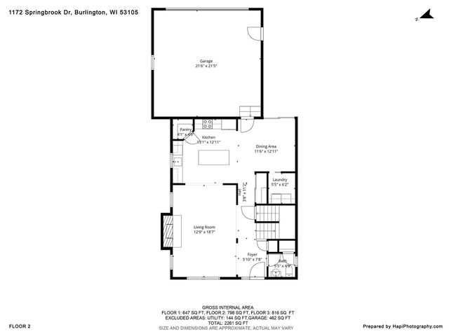 1172 Springbrook DRIVE, Burlington, WI 53105