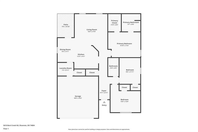 5610 Bent Creek Road, Shawnee, OK 74804