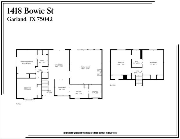 1418 Bowie Street, Garland, TX 75042