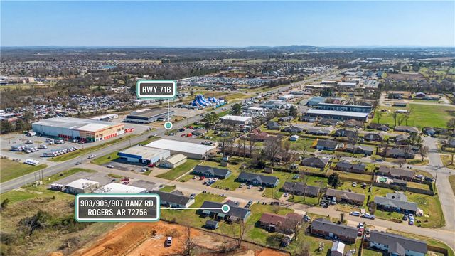 903, 905, 907 W Banz Road, Rogers, AR 72758