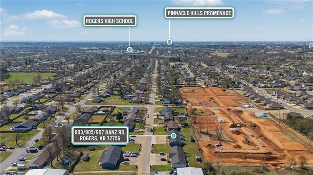 903, 905, 907 W Banz Road, Rogers, AR 72758