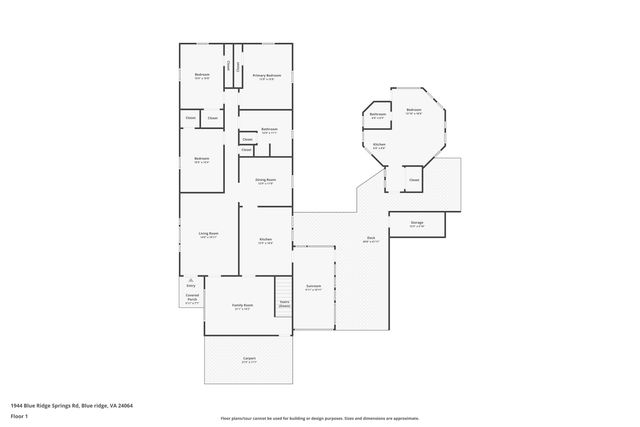 1944 Blue Ridge Springs RD, Blue Ridge, VA 24064