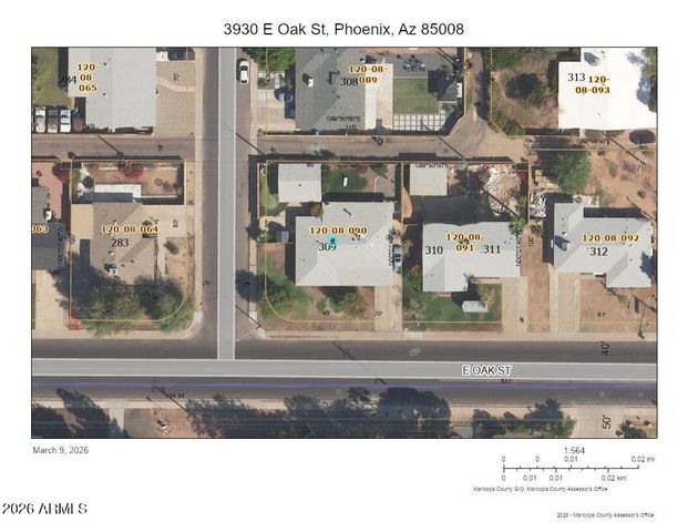 3930 E OAK Street, Phoenix, AZ 85008