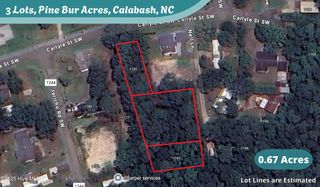 3 Lots Carlyle Street, Calabash, NC 28467