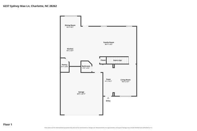 6237 Sydney Mae Lane, Charlotte, NC 28262