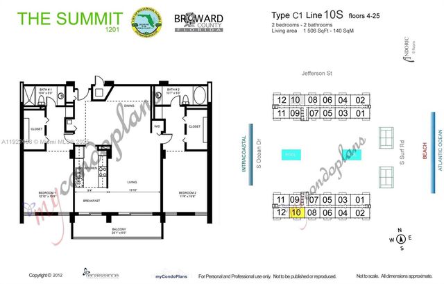 1201 S Ocean Dr 1610S, Hollywood, FL 33019