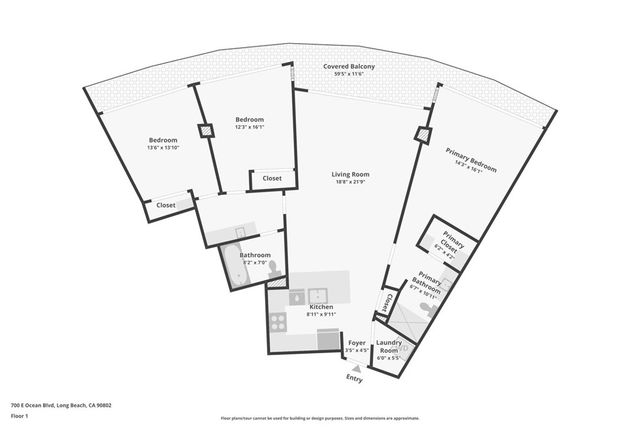 700 E Ocean Boulevard 1208, Long Beach, CA 90802