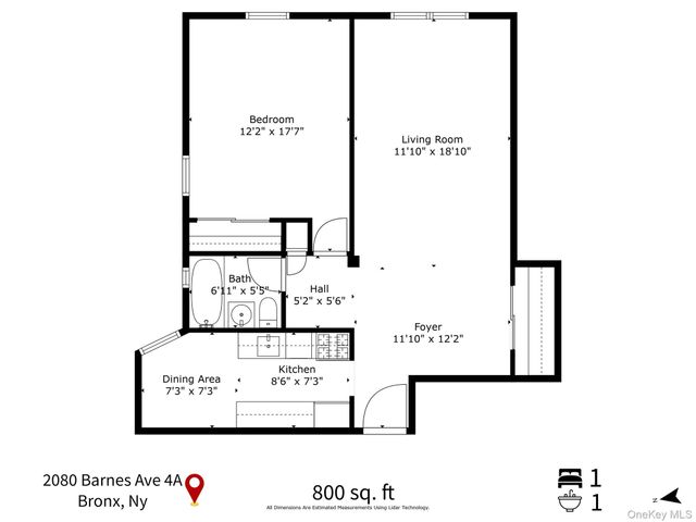 2080 Barnes Avenue 4A, Bronx, NY 10462
