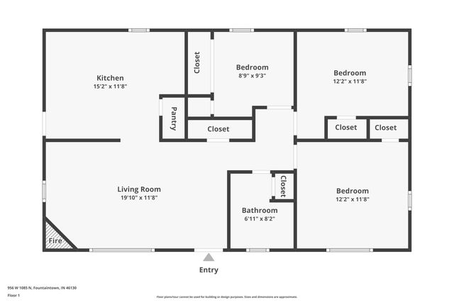 956 W 1085 N, Fountaintown, IN 46130