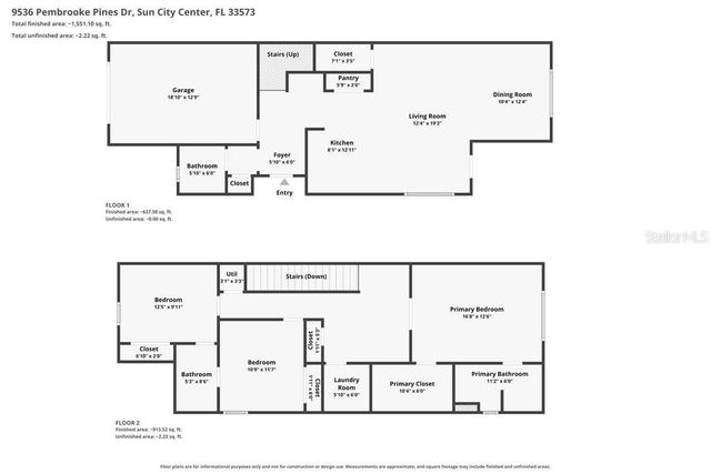 9536 PEMBROOKE PINES DRIVE, Sun City Center, FL 33573