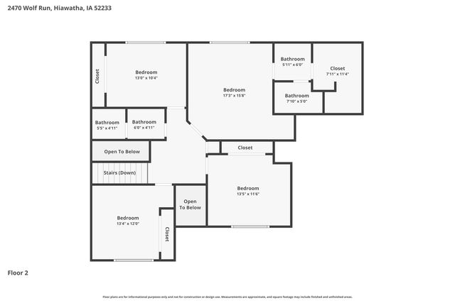 2470 Wolf Run, Hiawatha, IA 52233