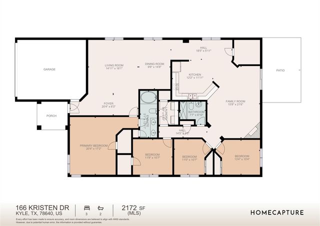 166 Kristen DR, Kyle, TX 78640