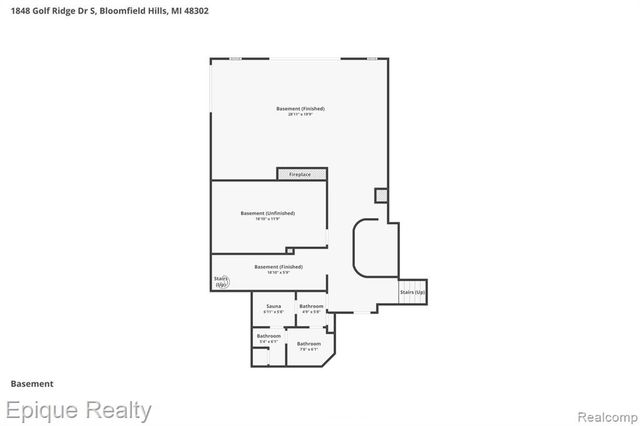 1848 Golf Ridge Drive, Bloomfield Hills, MI 48302