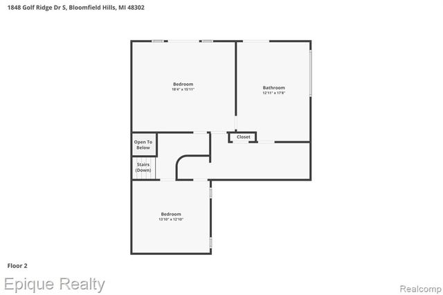1848 Golf Ridge Drive, Bloomfield Hills, MI 48302