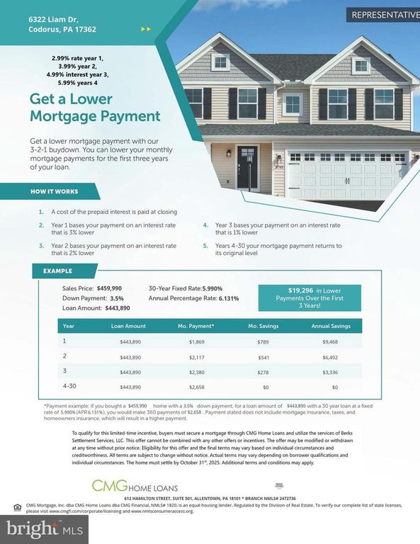 6322 LIAM DR #LOT 45, Spring Grove, PA 17362