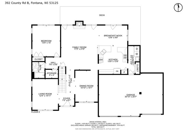 392 County Road B, Fontana, WI 53125