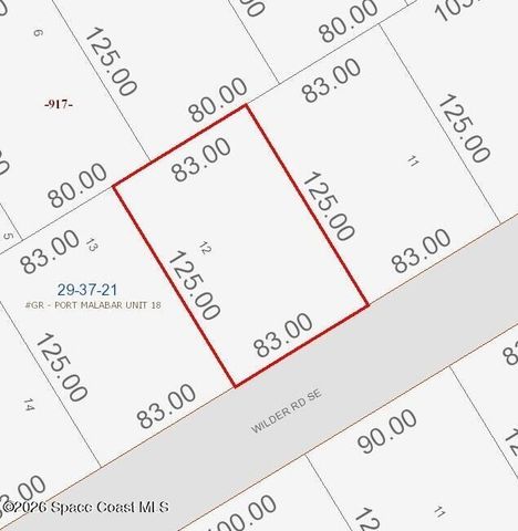 1461 Wilder Road SE, Palm Bay, FL 32909