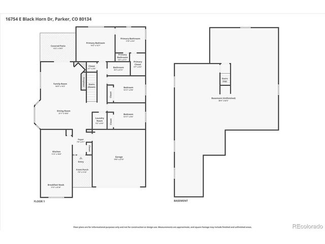 16754 E Black Horn Dr, Parker, CO 80134