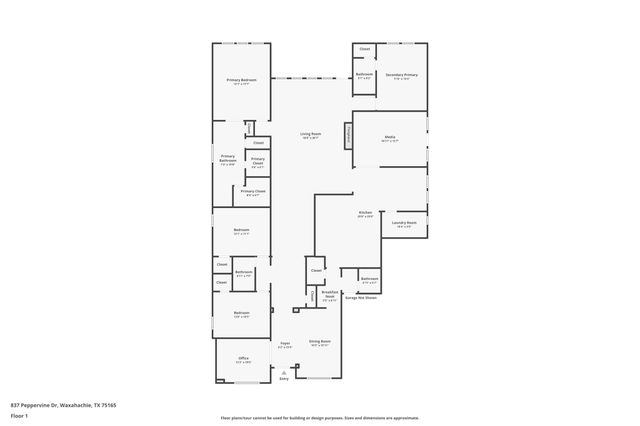 837 Peppervine Drive, Waxahachie, TX 75165