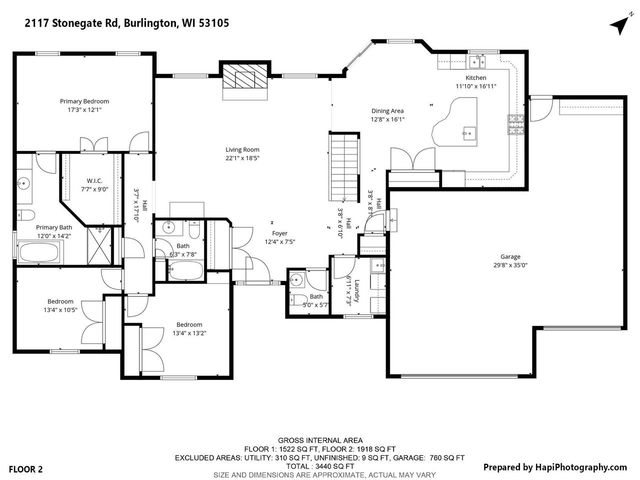 2117 Stonegate ROAD, Burlington, WI 53105