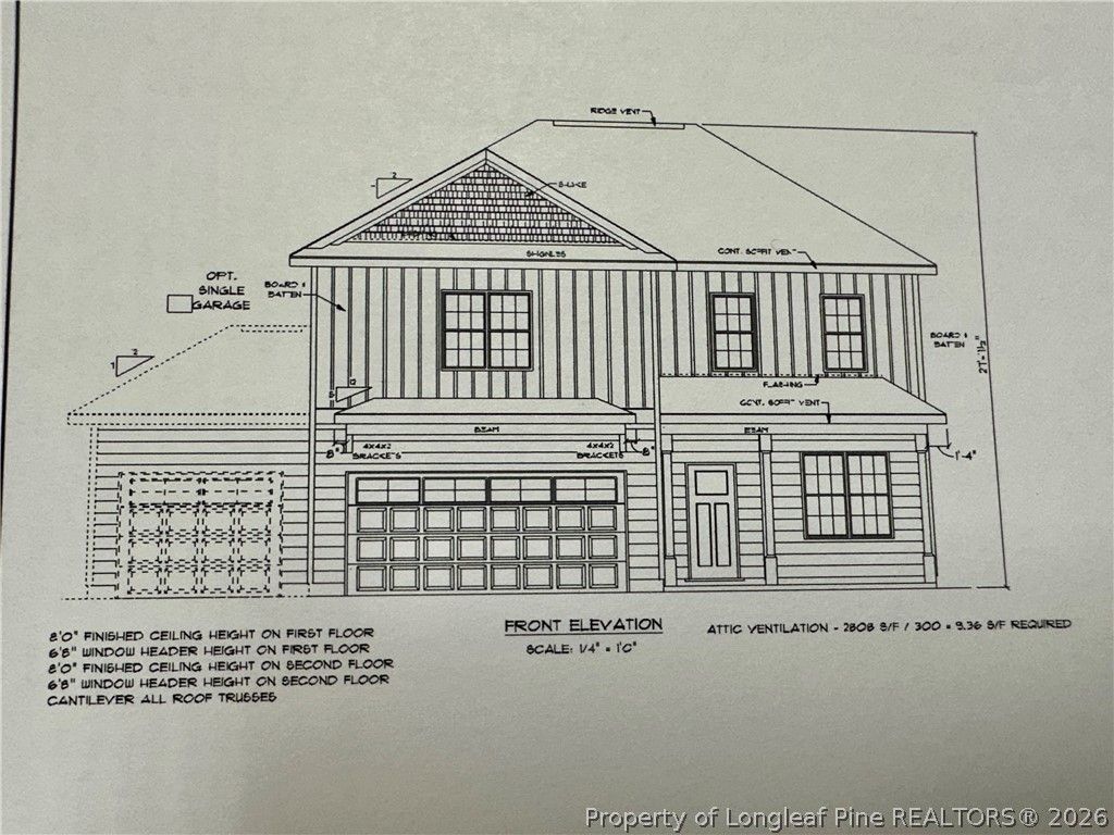 206 Rolands Ridge (Lot 9) Road, Autryville, NC 28318 — exterior