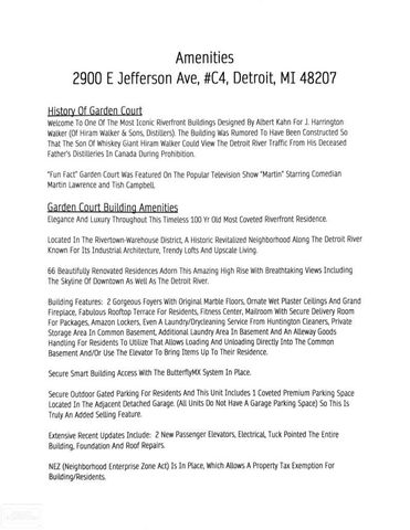 2900 E Jefferson Avenue C4, Detroit, MI 48207
