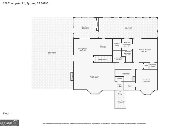 208 Thompson Road, Tyrone, GA 30290
