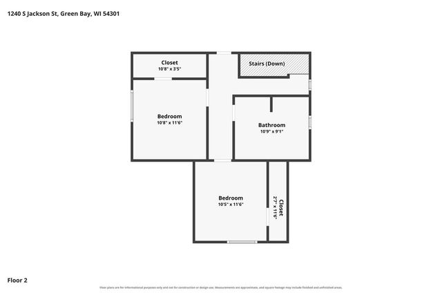 1240 S JACKSON STREET, Green Bay, WI 54301