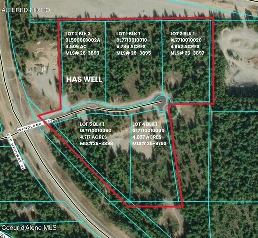Lt 2 Blk 3 and Lots 1, 2, 4 & 5 Wendland Way, Spirit Lake, ID 83869